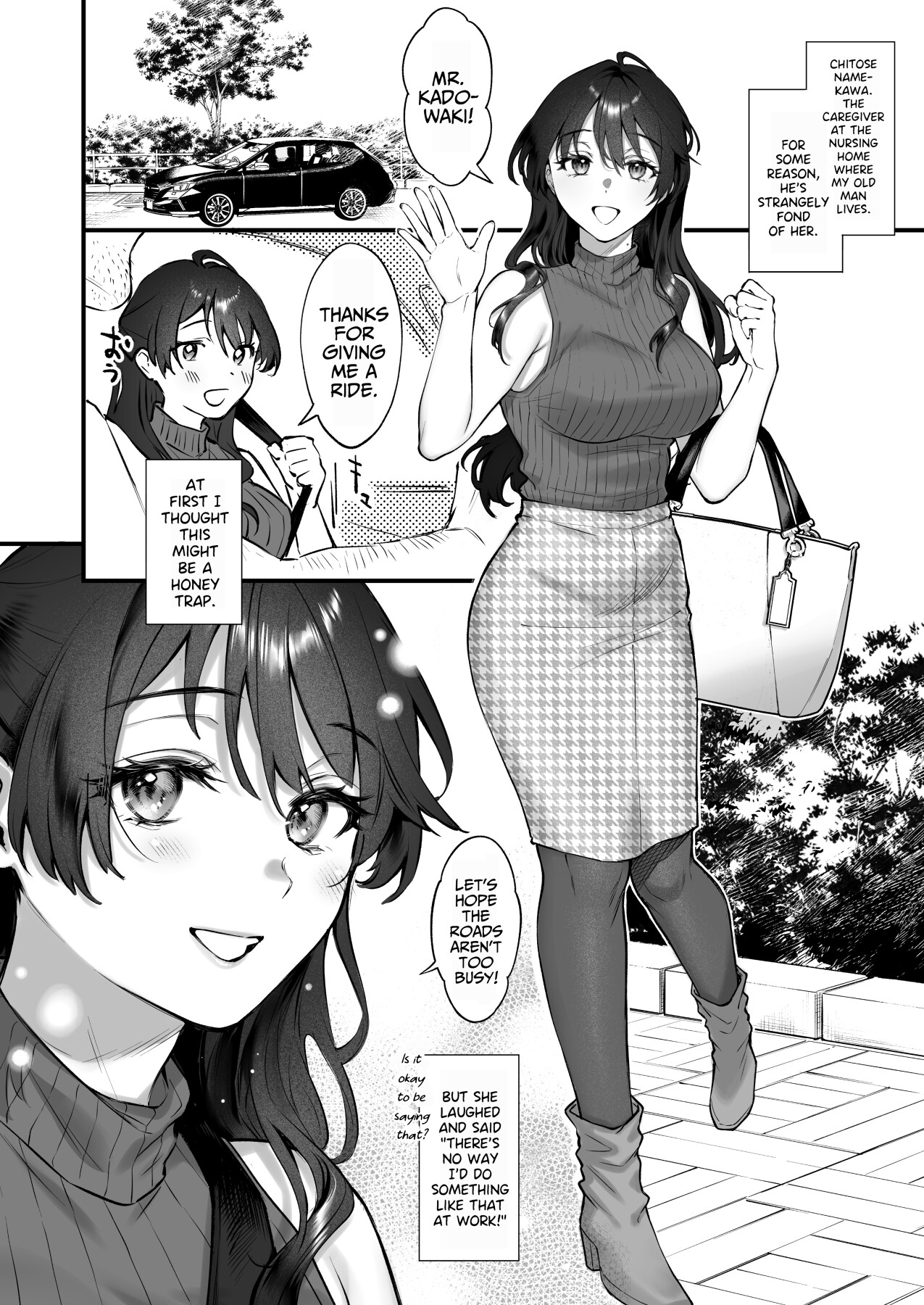 Hentai Manga Comic-Scold her, forgive her, pat her on the head. ~The Reason Why the Busty and Neat Caregiver Loves Older Men~-Read-9